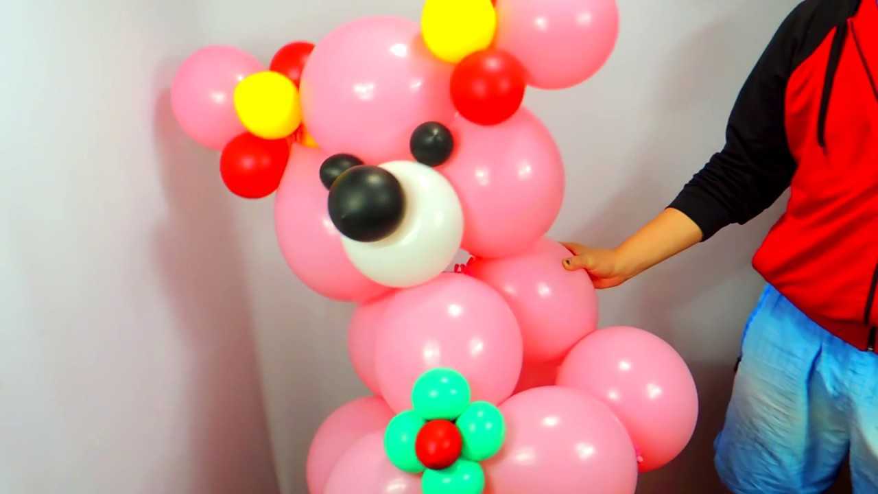 Цветок из воздушных шариков: подготовка материалов, порядок выполнения