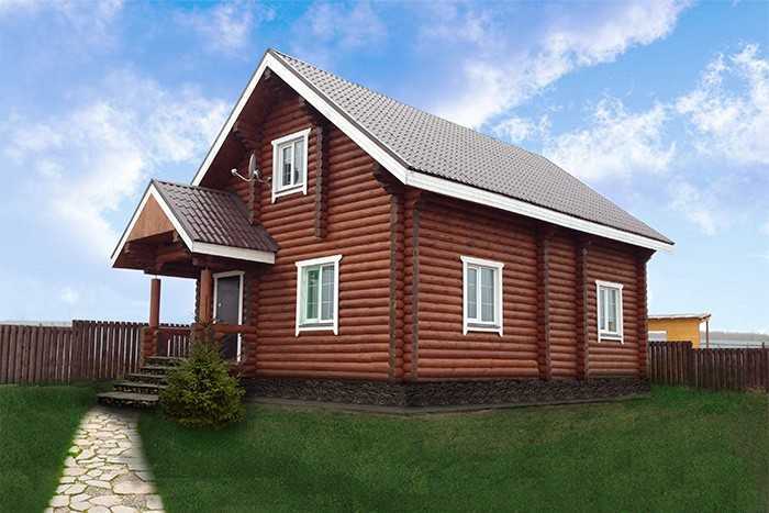 Строительство домов из оцилиндрованного бревна под ключ в московской области, проекты с ценами на строительство