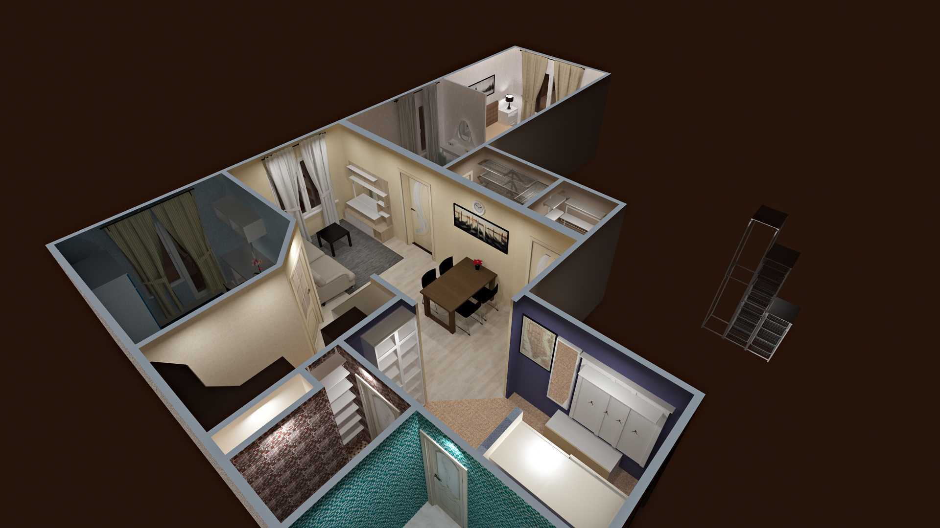 Онлайн проектирование комнаты с помощью планировщика, 3d дизайн интерьера