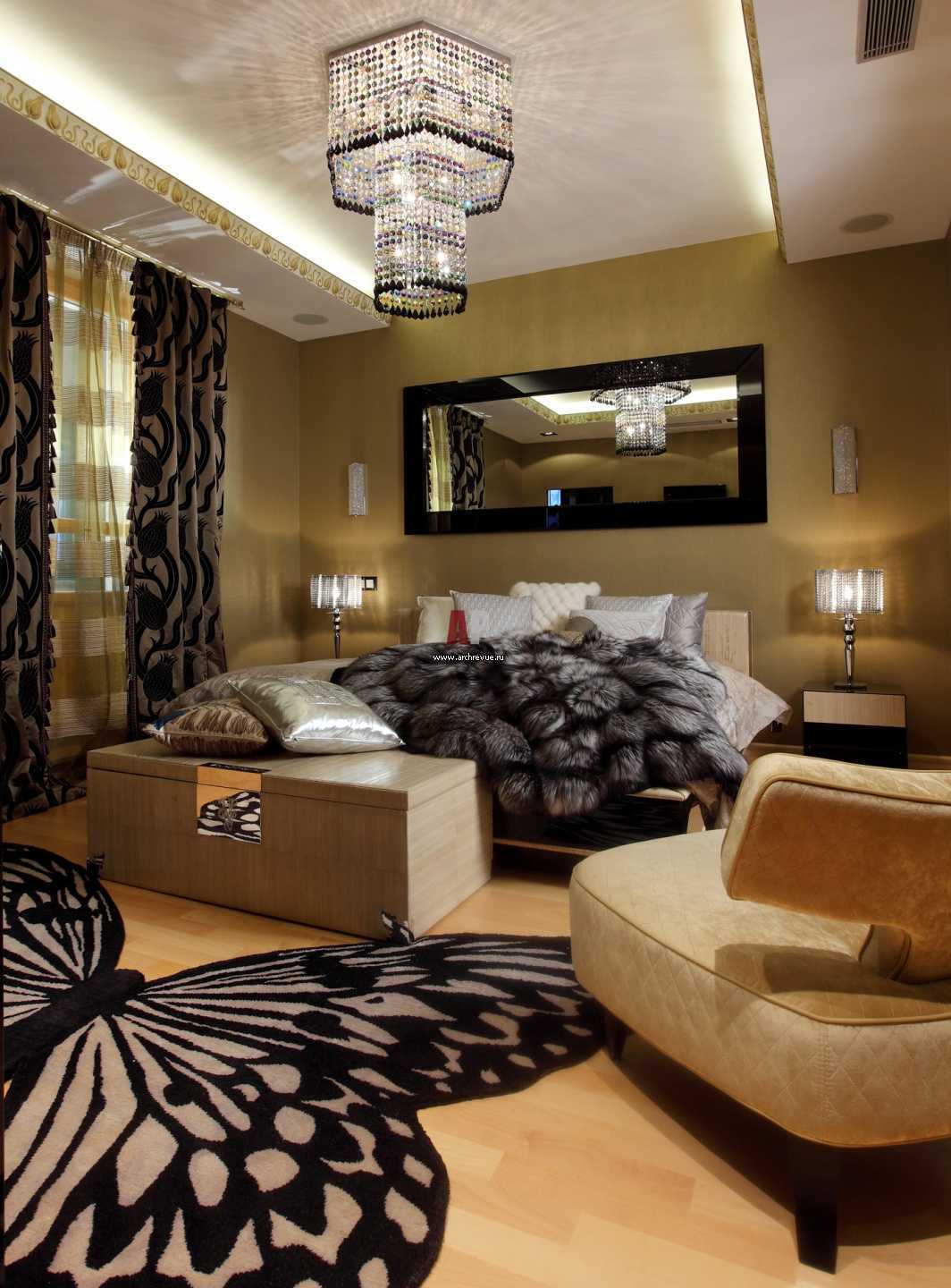 Спальня в стиле арт-деко — роскошный и уютный дизайн (58 фото)