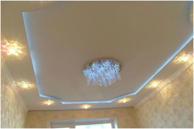 Особенности и примеры применения многоуровневых потолков из гипсокартона с подсветкой