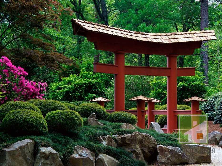 Ландшафтный дизайн в японском стиле: сад