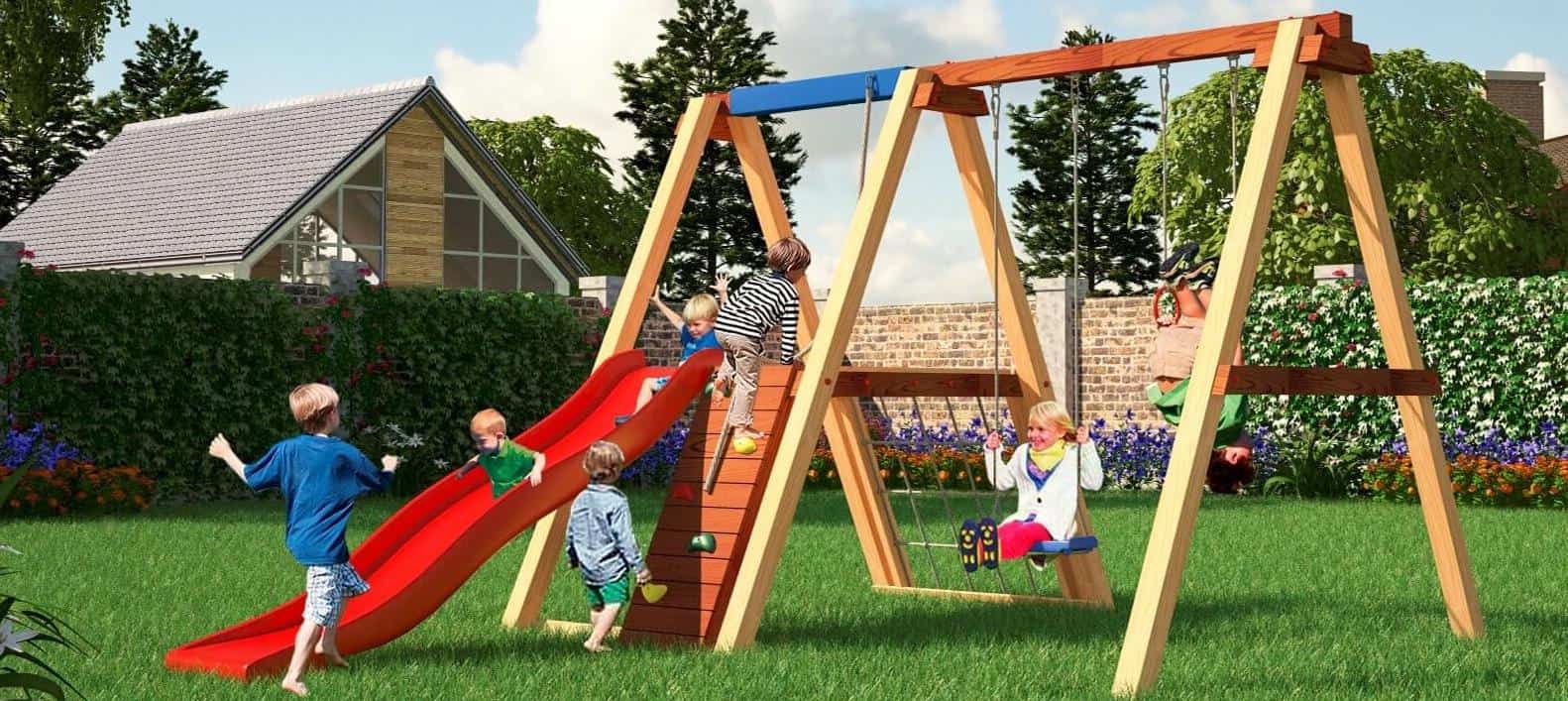 100 лучших идей: детские игровые площадки на даче своими руками