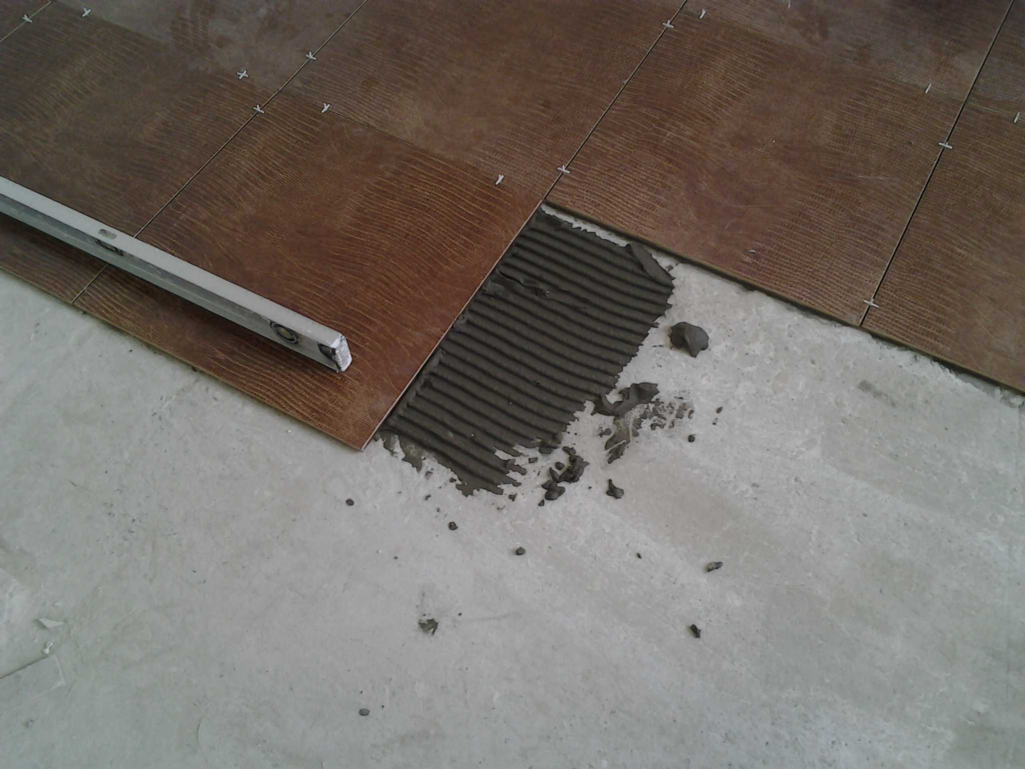 Укладка керамогранита на бетонное основание - всё о керамической плитке