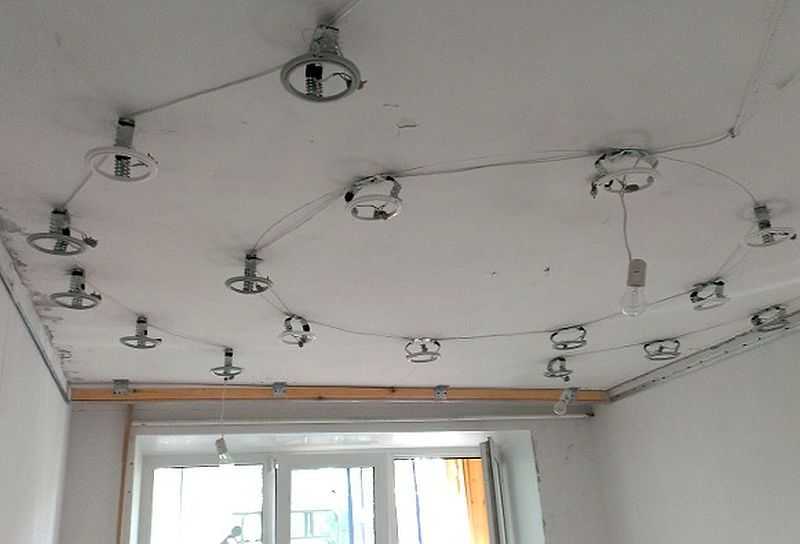 Встраиваемые светильники для натяжных потолков: виды и правила монтажа