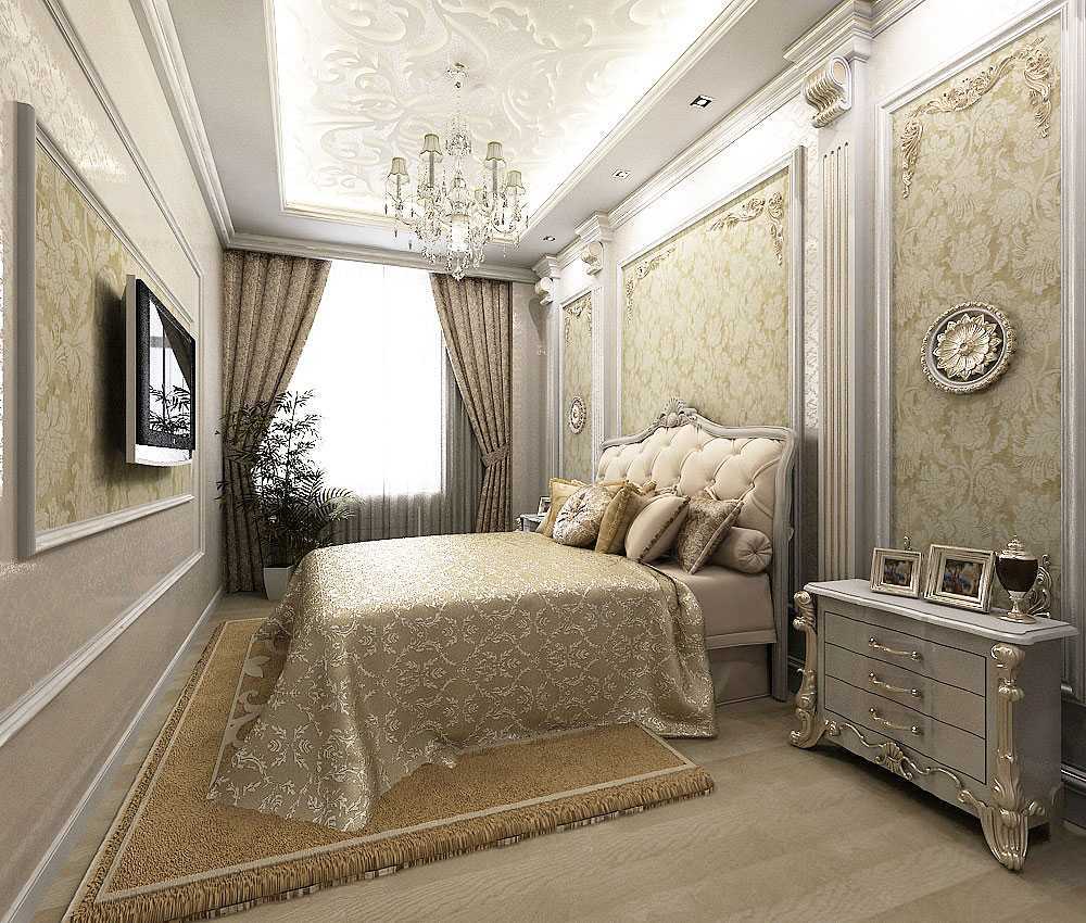 Интерьер спальни в классическом стиле (50 фото): как оформить современно, стилистика и декор, кровать в классике