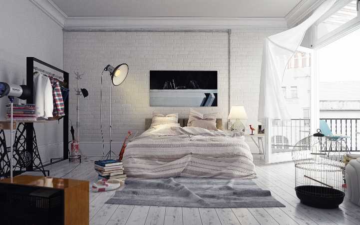 Сногсшибательные идеи оформления спален в стиле лофт: 22 ярких примера