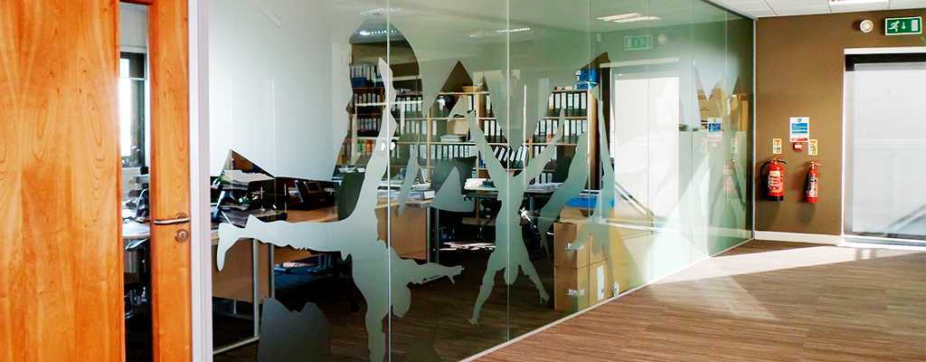 Перегородки в офис из стекла: виды, особенности и требования