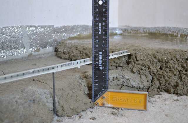Цементно-песчаная стяжка пола своими руками: технология работ
