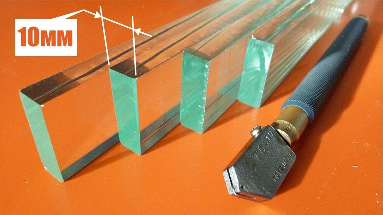 Как резать стекло и другие материалы стеклорезом?
