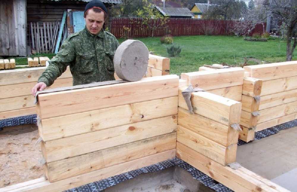 Строительство домов из бруса (118 фото): как построить своими руками, какой фундамент для брусовых конструкций лучше