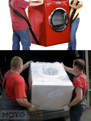 Как правильно перевозить стиральную машину: лежа, без транспортировочных болтов