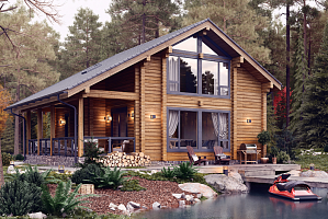 Проекты домов из клееного бруса (61 фото): проектирование деревянных одноэтажных конструкций для постоянного проживания