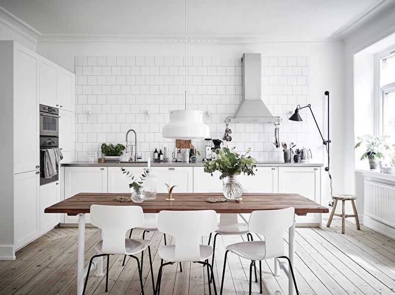 Кухня в скандинавском стиле 2021 - 35 фото оригинальных идей