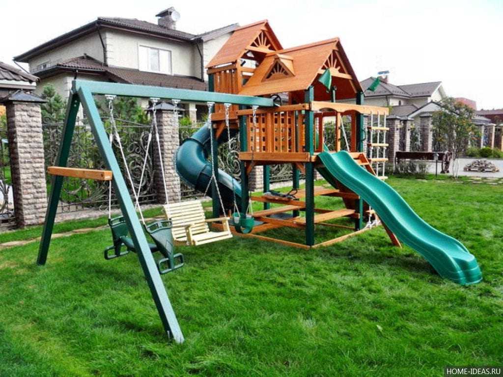 Детские площадки для дачи (77 фото): выбор игровых и спортивных элементов, дачные металлические конструкции для детей