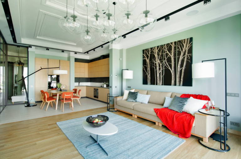 Как отделить кухню от гостиной: лучшие способы зонирования пространства (60 фото) | современные и модные кухни