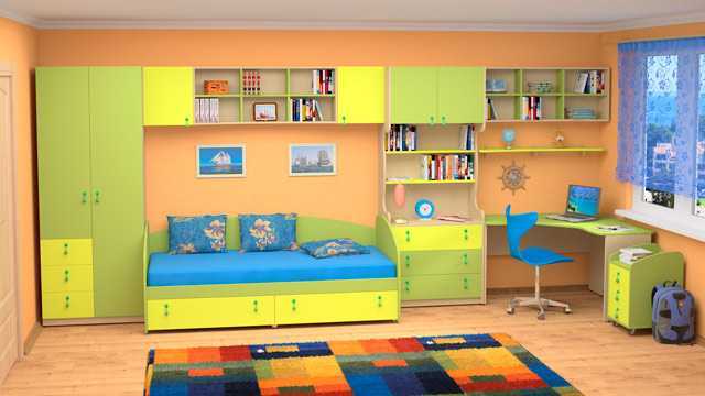 Как расставить мебель в детской  правила и особенности (примеры + фото)