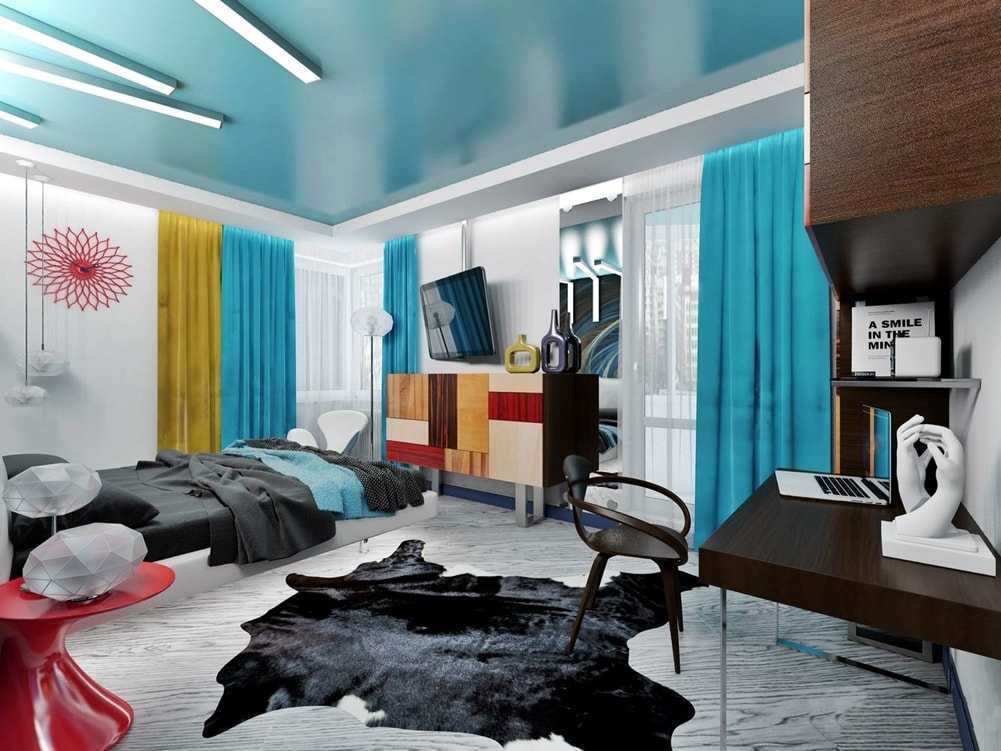 Основными параметрами, характеризующими гостиную в авангардном стиле, являются яркость, насыщенный, умеренная дерзость и уютность.