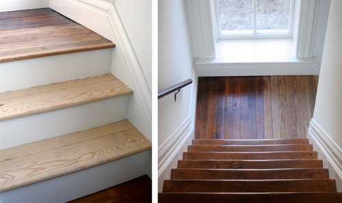 Советы по самостоятельной покраске деревянной лестницы