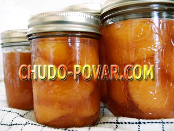Консервированные персики - пошаговый рецепт