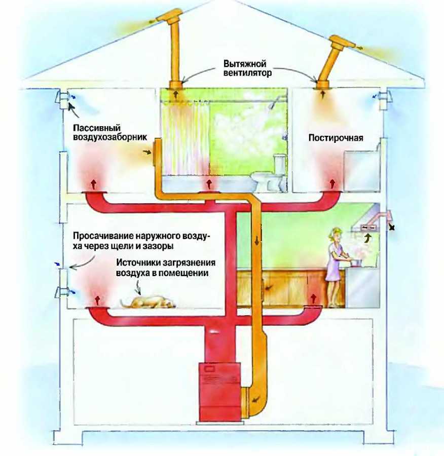 Виды вентиляции, недостатки и преимущества вентиляционных систем