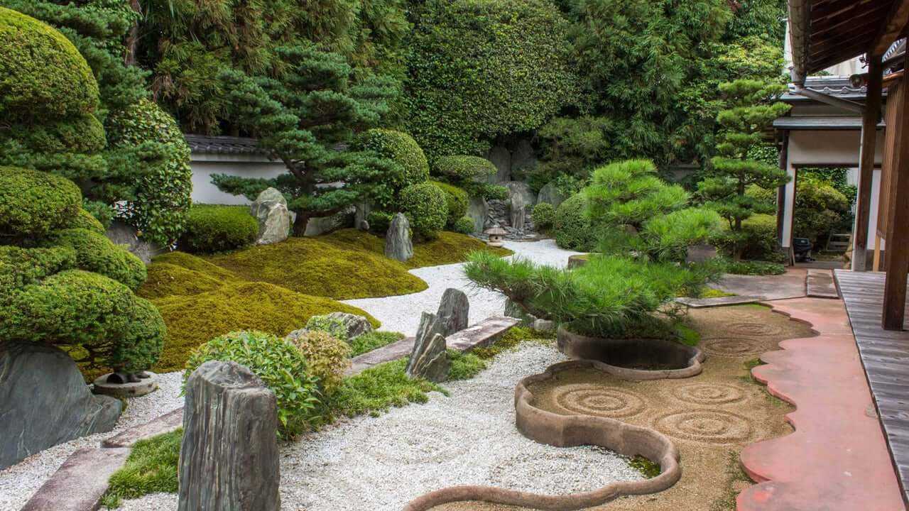 Японский стиль в ландшафтном дизайне: сады, беседки, бани, пруды, домики - проекты и особенности
