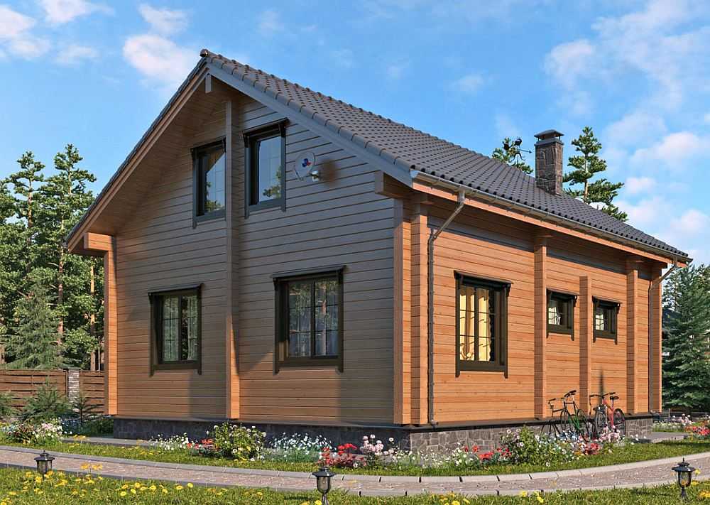 Деревянные дома из бруса — особенности строительства и виды бруса