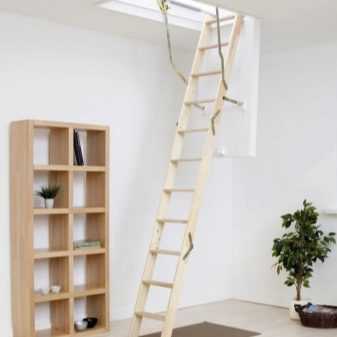 Изготовление чердачной лестницы с люком своими руками