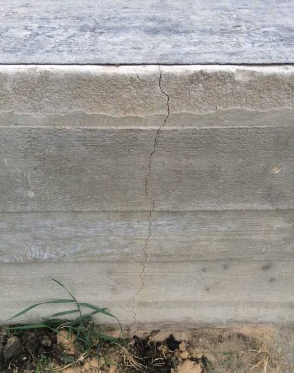 Виды трещин в бетоне и их заделка