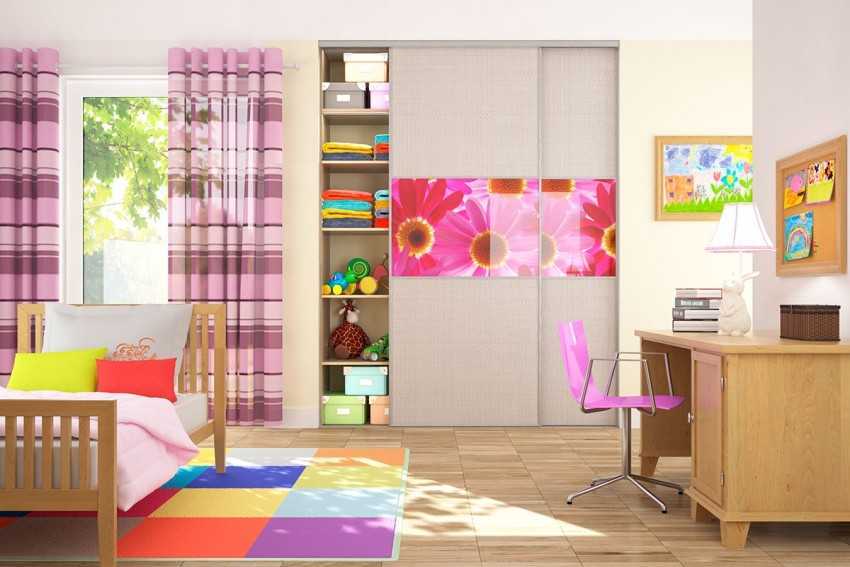 Шкаф в детскую комнату для девочки, требования и характеристики