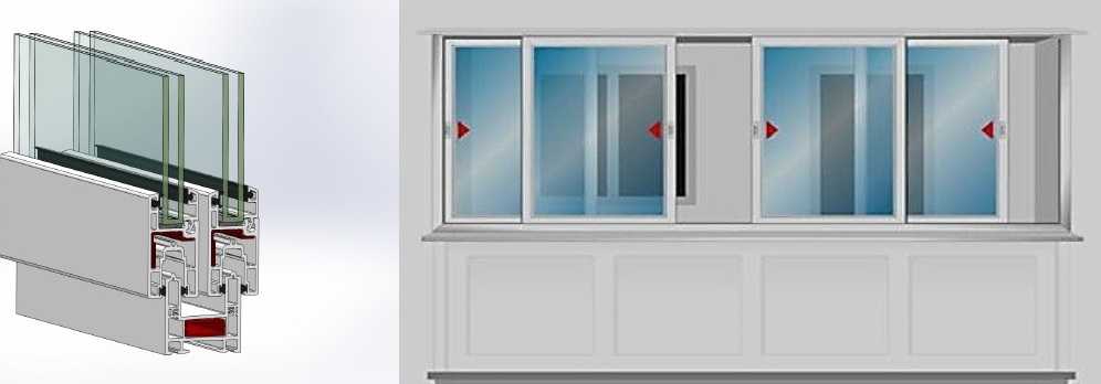 Раздвижные окна, виды и конструкции раздвижных окон, плюсы и минусы раздвижных окон