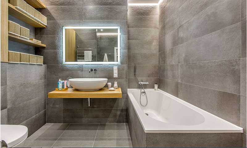 Кафельная плитка для ванной: критерии выбора, варианты дизайна и примеры оптимальных сочетаний (140 фото)