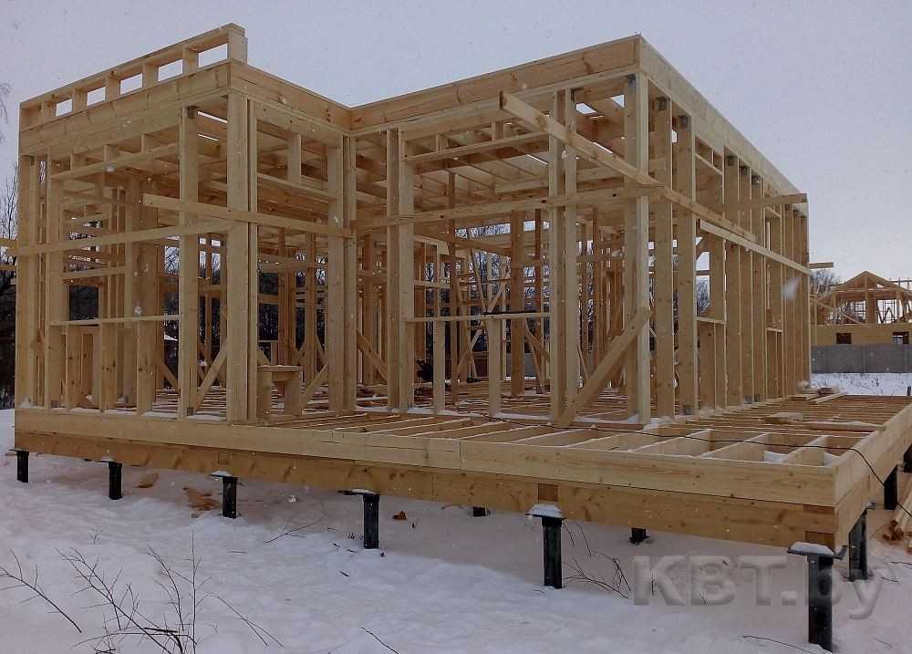 Канадская технология строительства каркасных домов: плюсы, этапы монтажа!