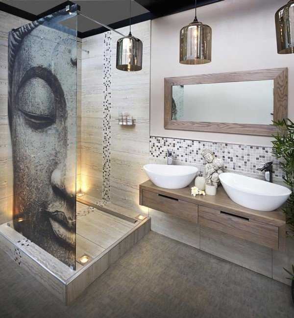 Просмотрите в интернете варианты дизайна кухонь и ванных комнат с гармоничным сочетанием мозаики в интерьере.